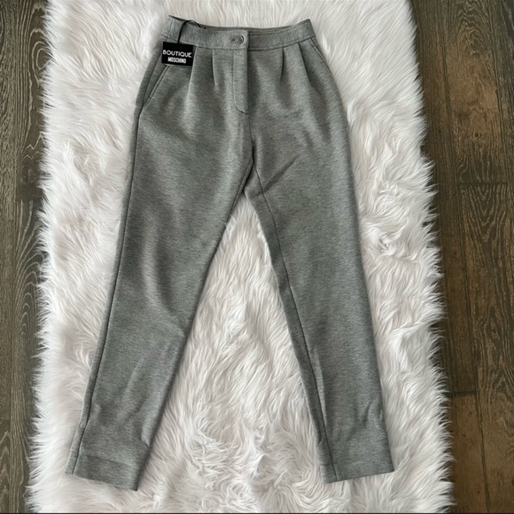 NWT Moschino Boutique Grey Pants - Picture 1 of 8